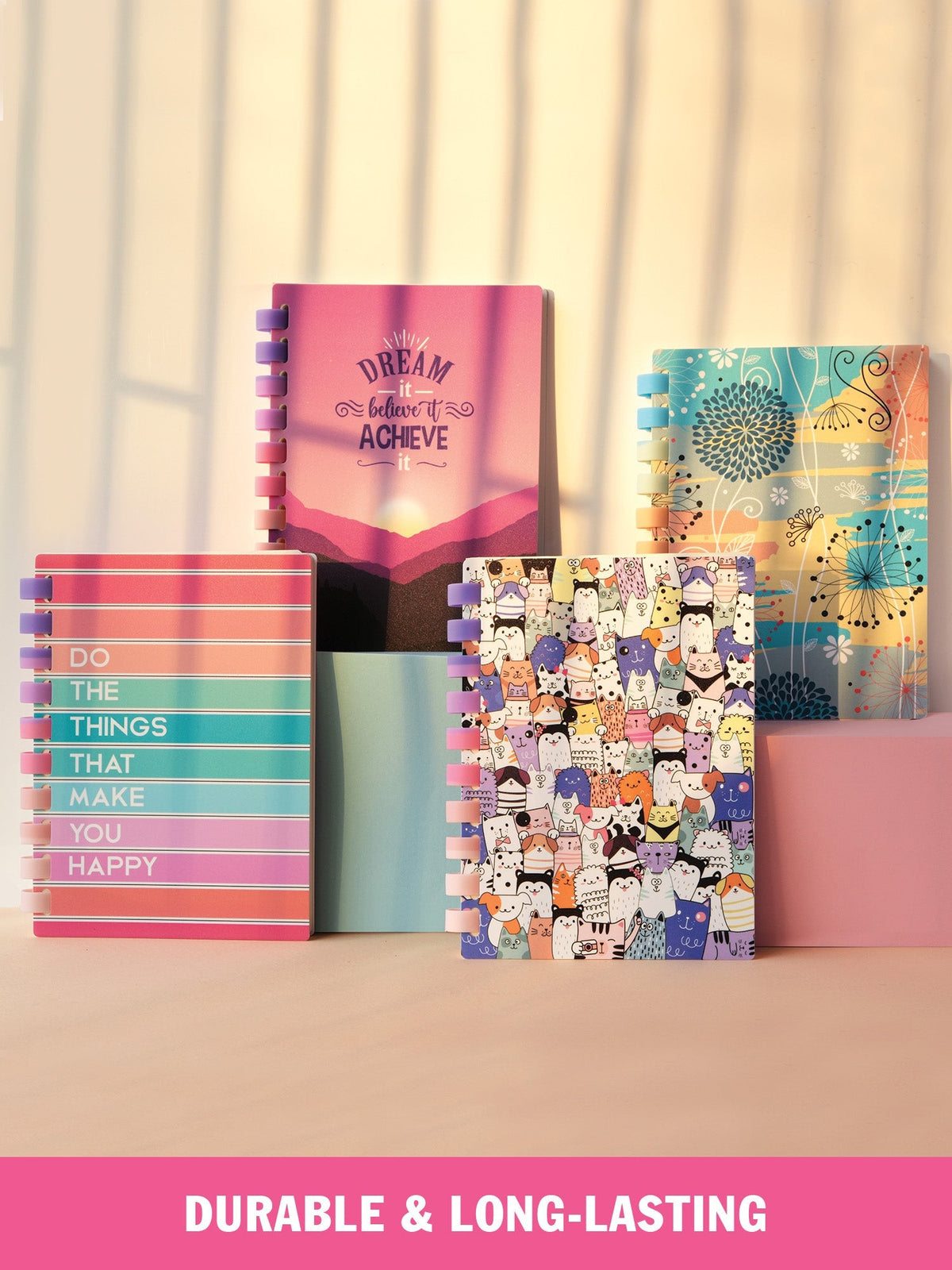 A5 Soft Wiro Notebook - Cats Maze