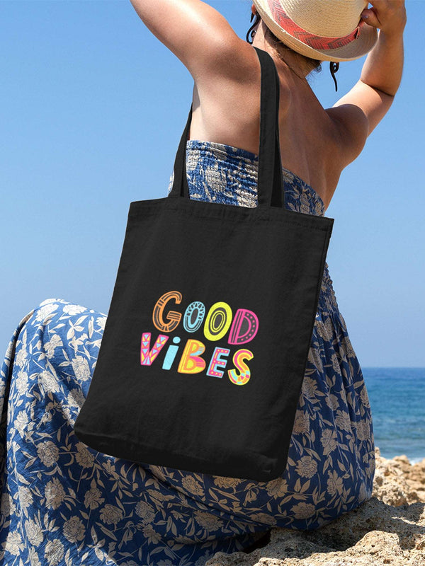 Doodle Good Vibes Tote Bag