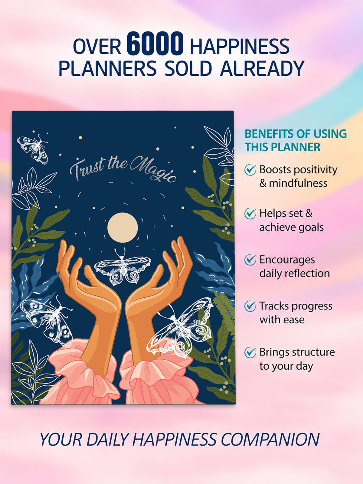 2027 Undated Yearly B5 Planner - Wings of Change