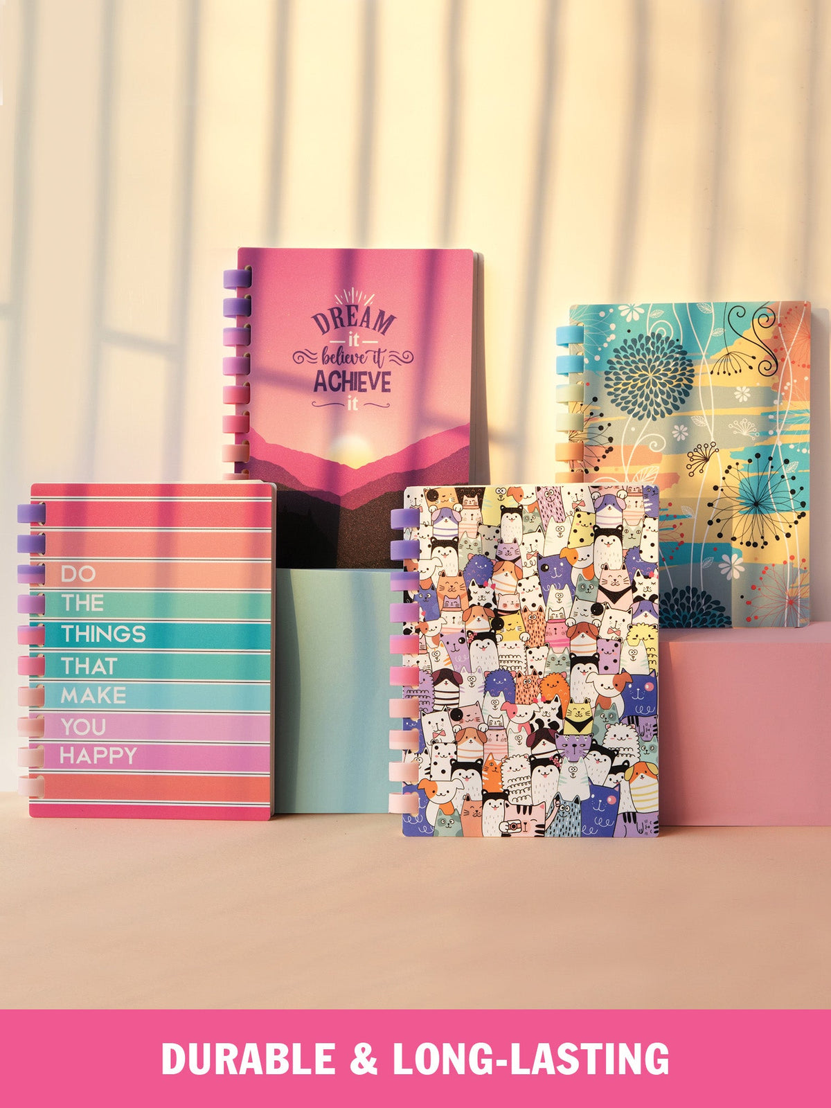 A5 Soft Wiro Notebook - Soft Blooms