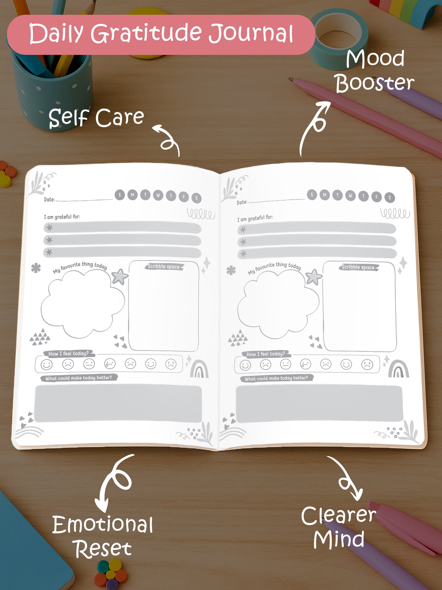 Daily Gratitude Journal - Gratitude Mode