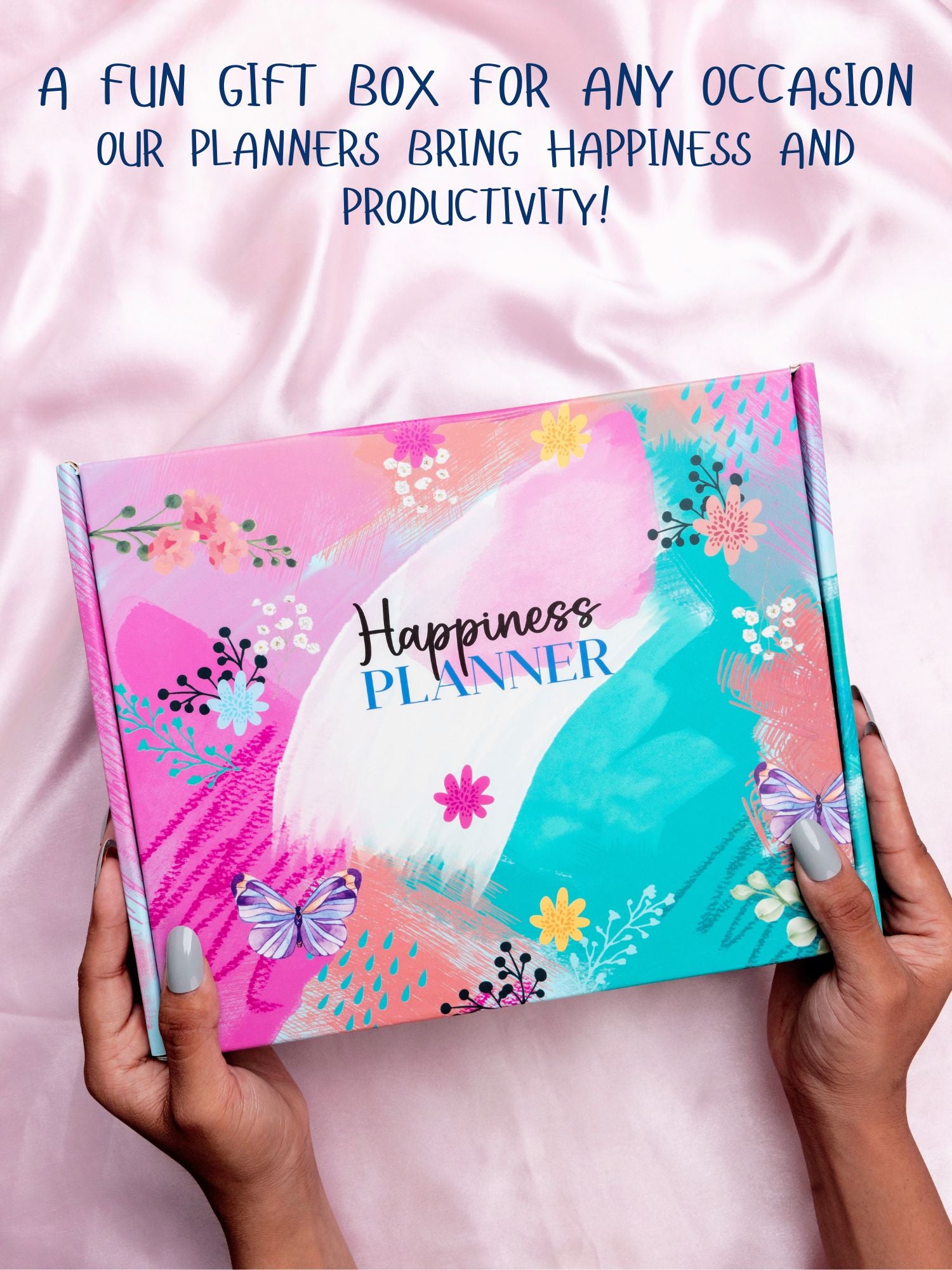 B5 Undated Yearly Planner Kit - Happiness Mantra