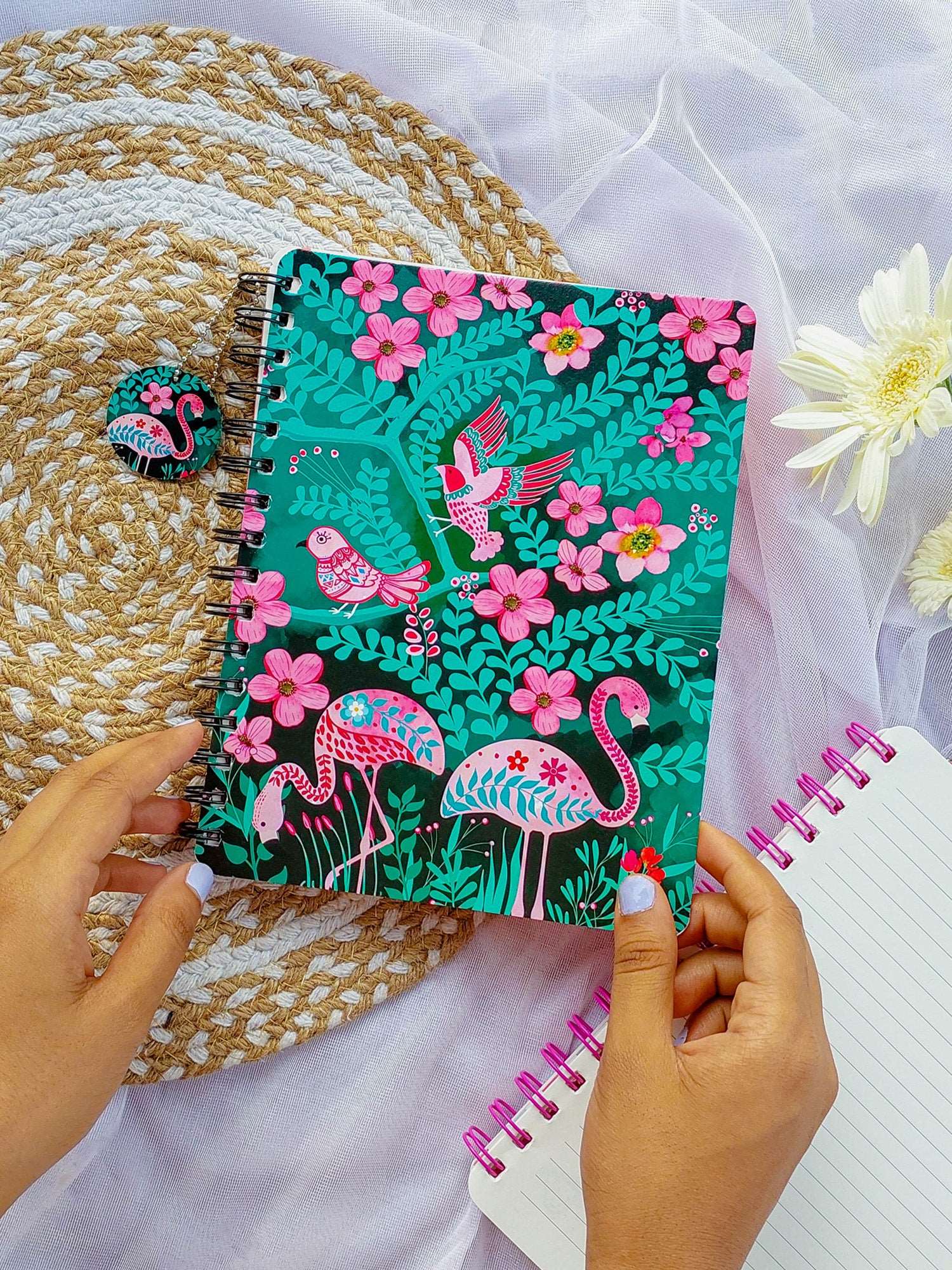 Doodle Birds of Paradise Hard Bound B5 Notebook - DoodleCollection Store