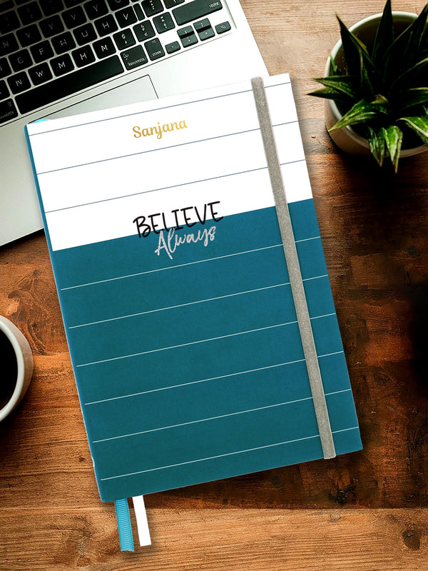 Personalized Undated A5 Weekly Planner - Believe Always