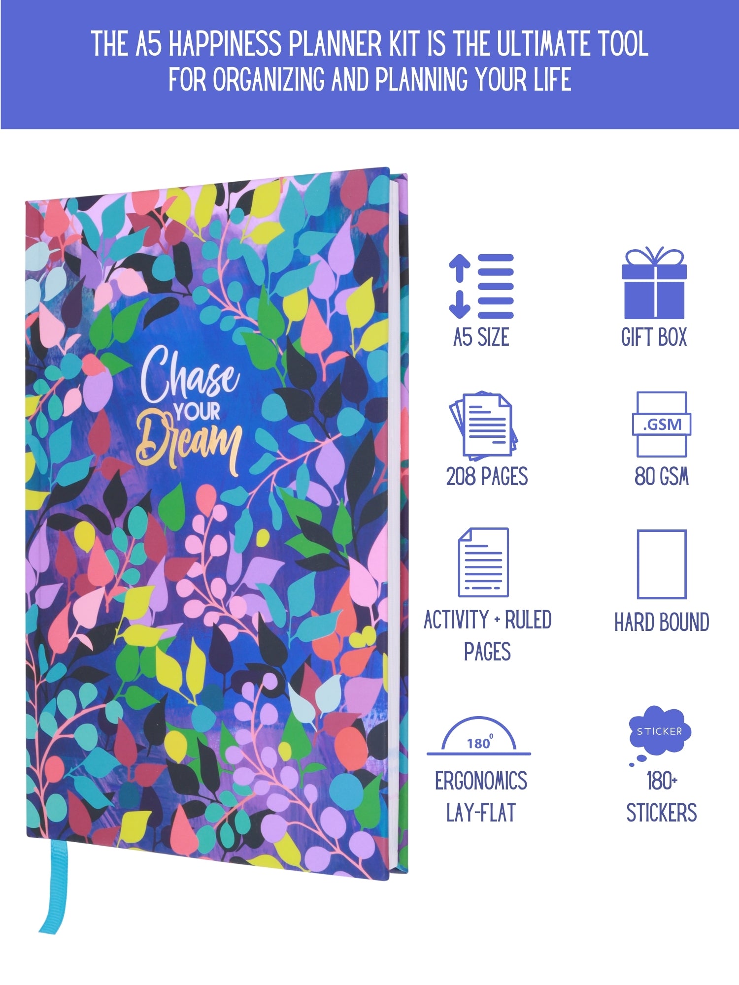 A5 Undated Planner Gift Set - Dream Chaser