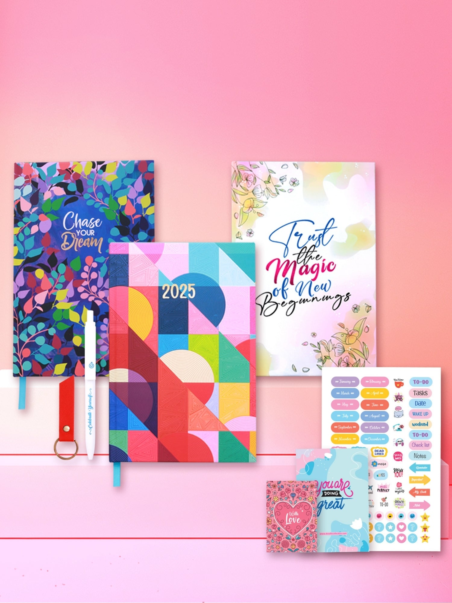 A5 Undated Planner Gift Set - Colour Palette