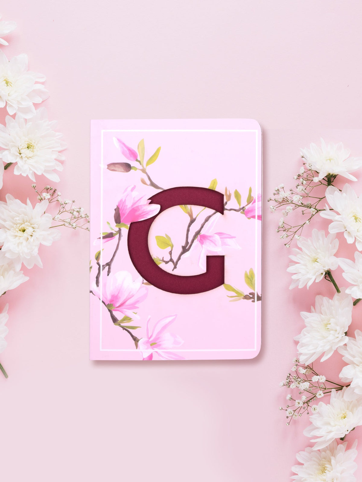 Doodle Initial G Premium Soft Bound B6 Notebook - DoodleCollection Store