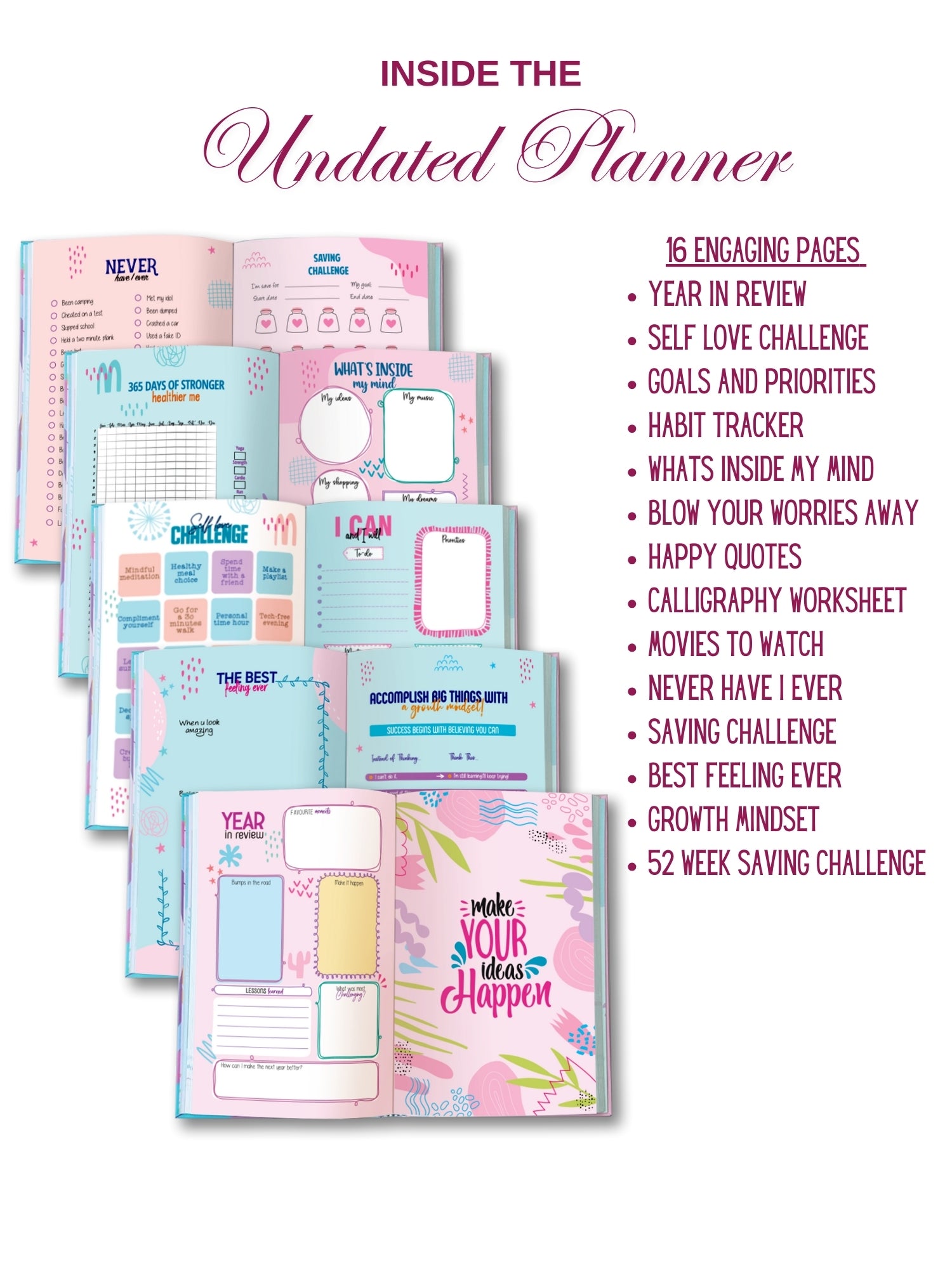 A5 Undated Planner Gift Set - Magical Start