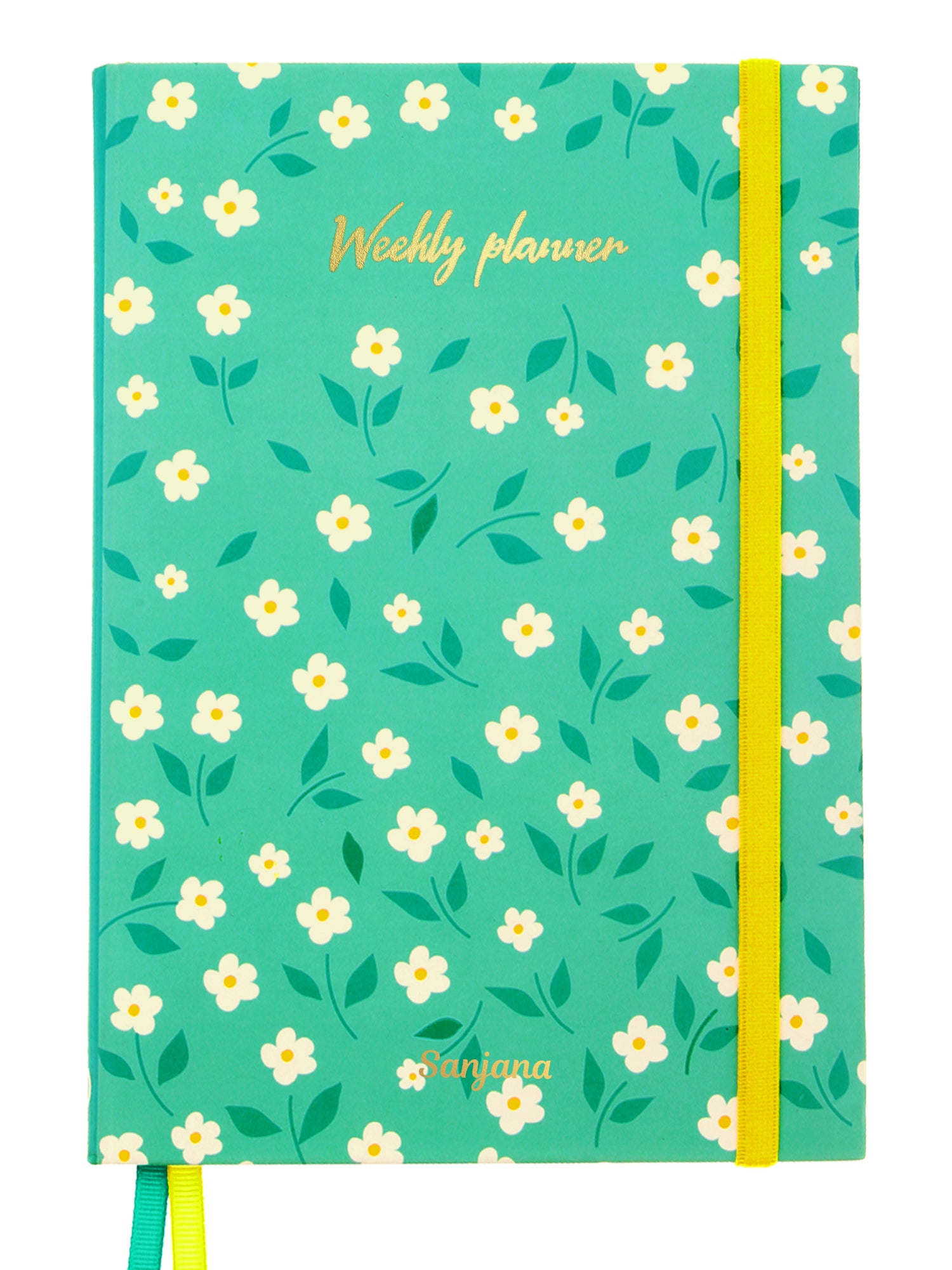 Personalized Undated A5 Weekly Planner - Pearl Petal