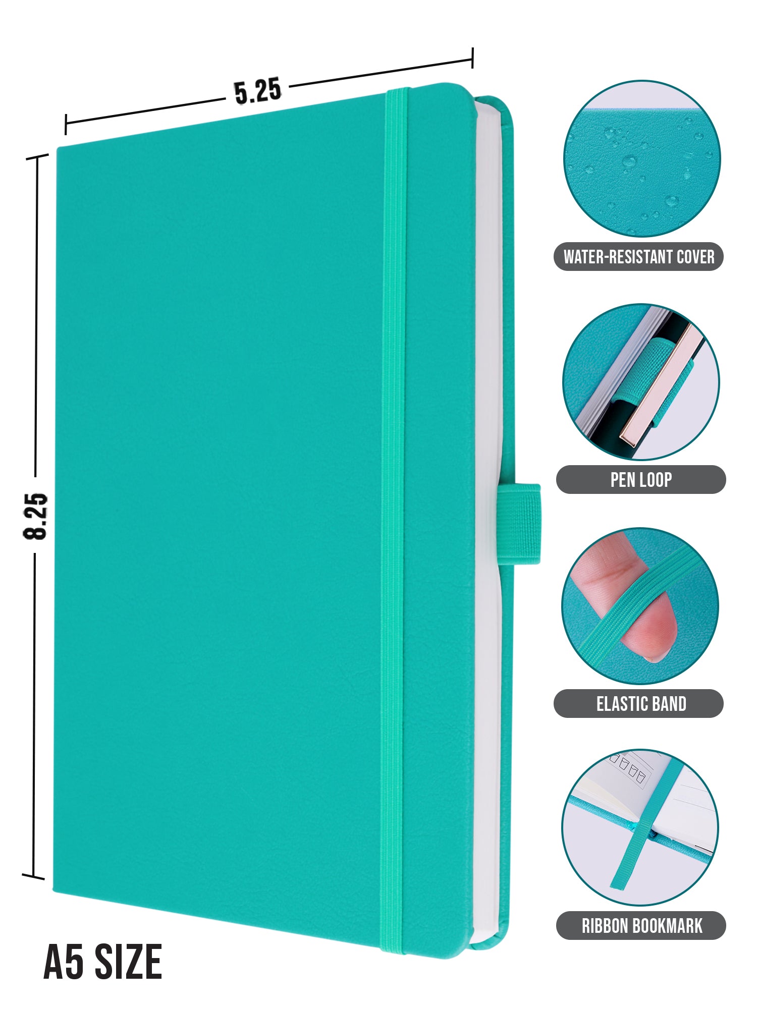 A5 Executive Notebook - Pro Series (Turquoise)