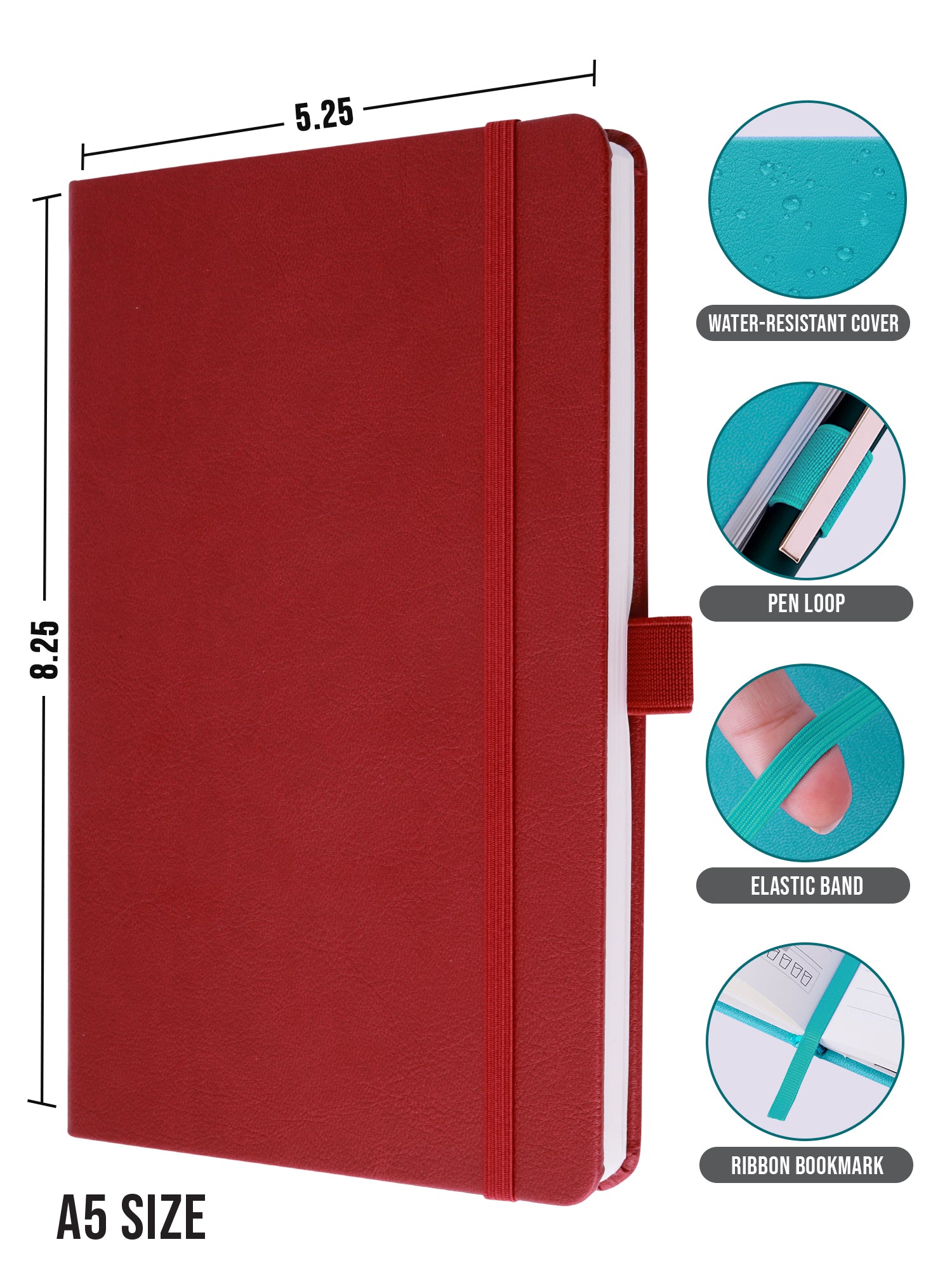 A5 Executive Notebook - Pro Series (Red)