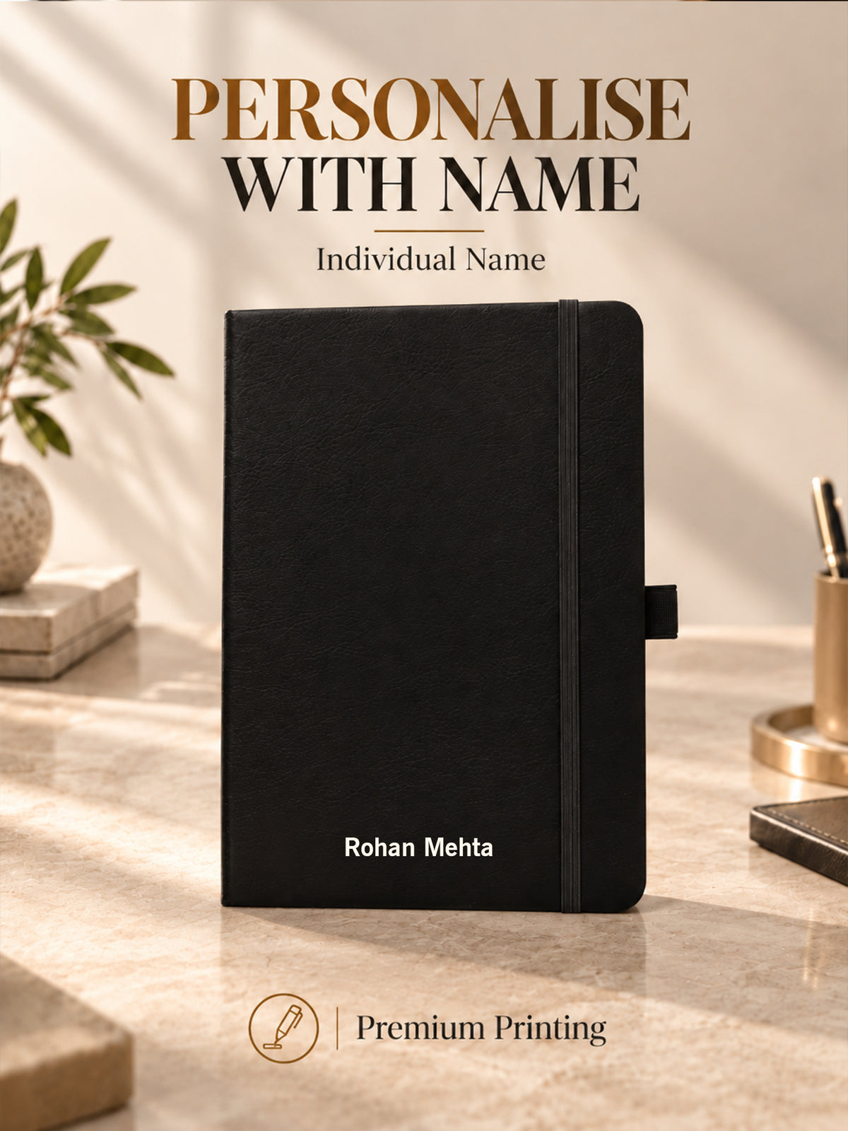 Personalized A5 Executive Notebook (Testing)