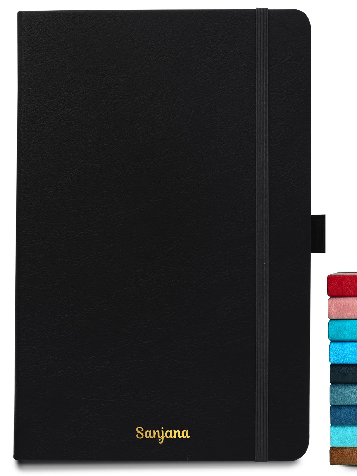 Personalized A5 Executive Notebook - Pack of 5 (Black)
