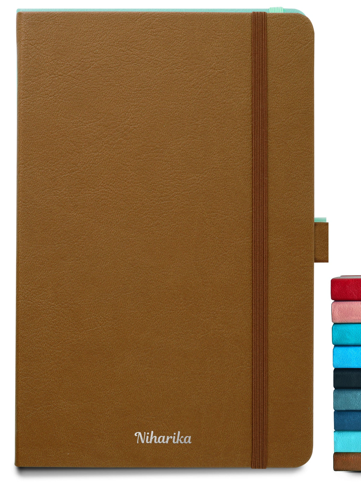 Personalized A5 Executive Notebook - Pack of 5 (Brown)