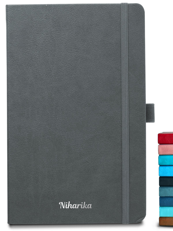Personalized A5 Executive Notebook - Pro Series (Grey)