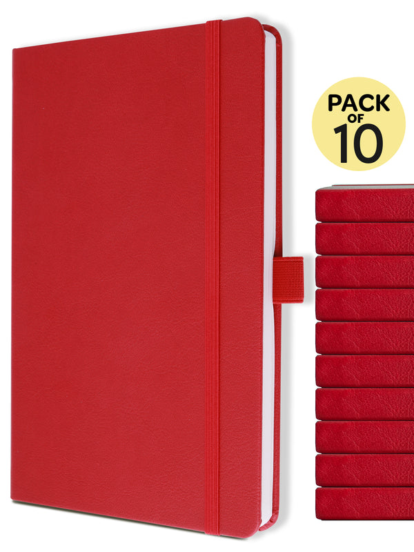 Executive Diary Pack of 10 – Red