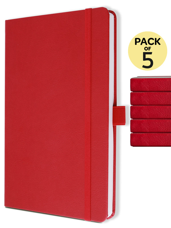 Executive Diary Pack of 5 – Red