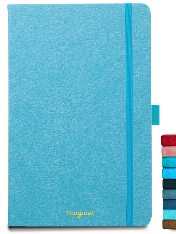 Personalized A5 Executive Notebook - Pro Series (Sky Blue)