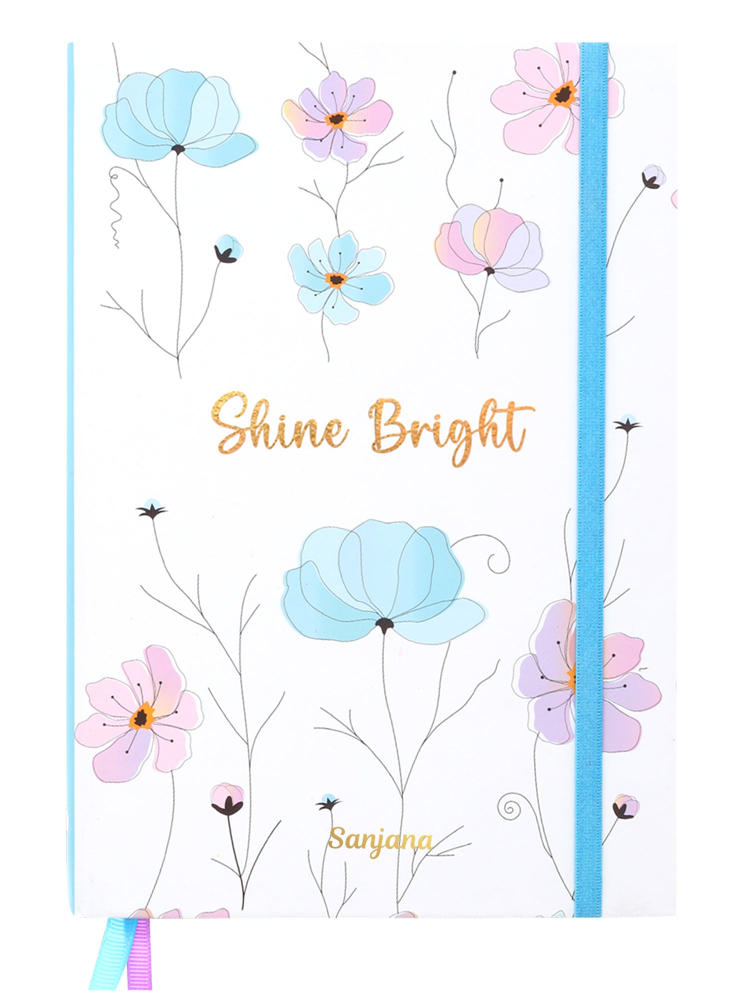 Personalized Undated A5 Weekly Planner - Shine Bright