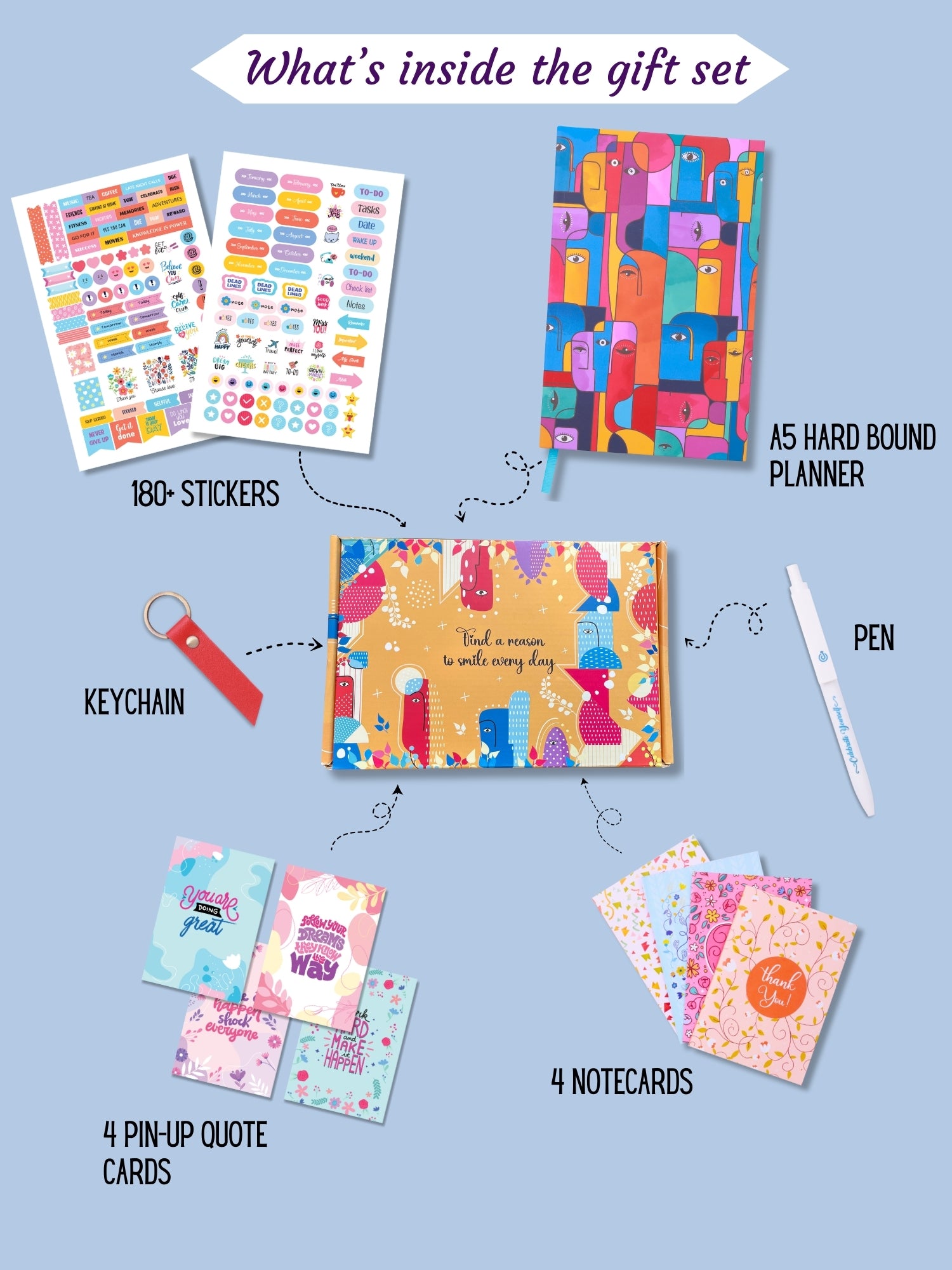 A5 Undated Planner Gift Set - Cyclops