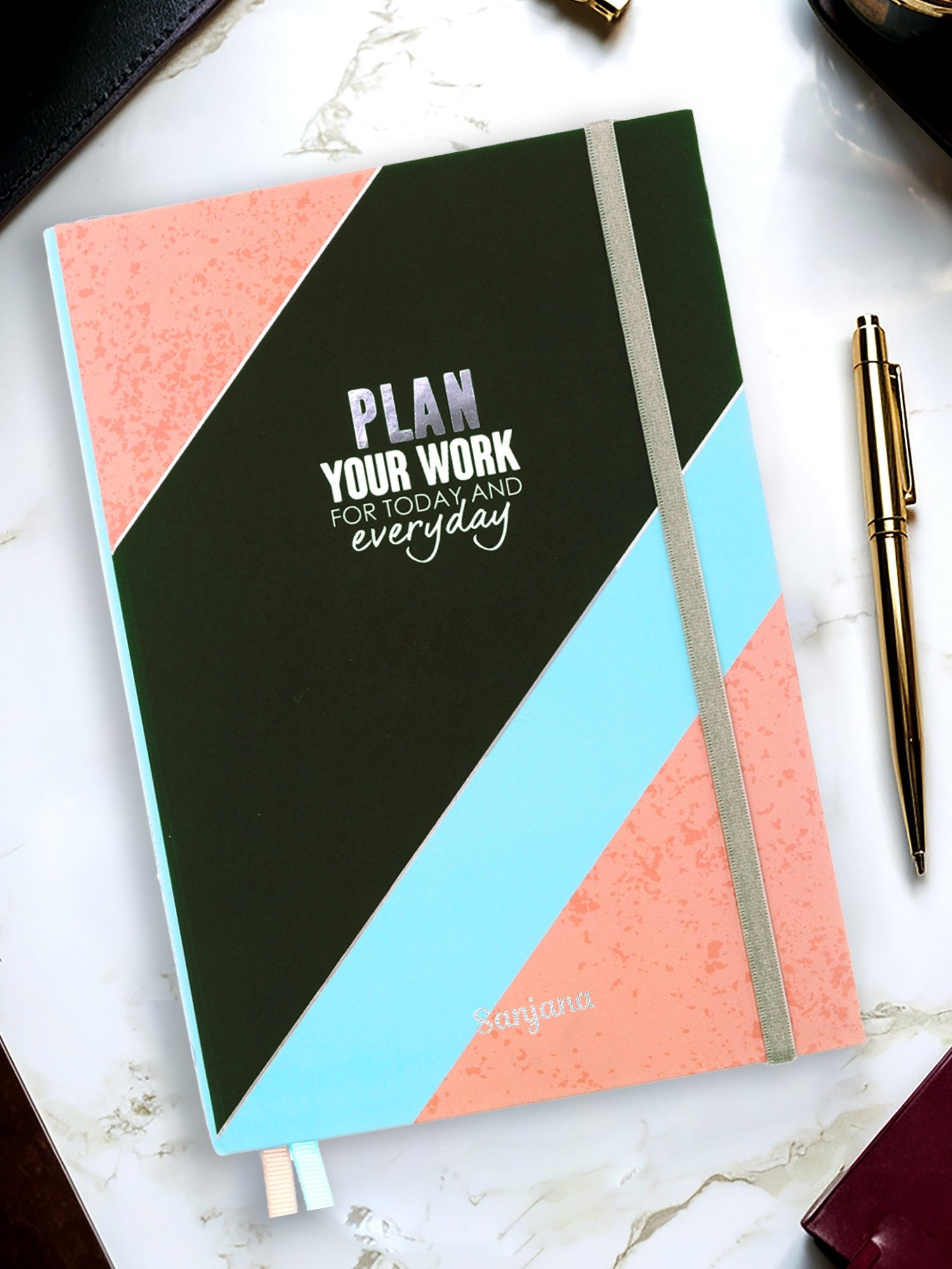 Personalized Undated A5 Weekly Planner - Work Plans