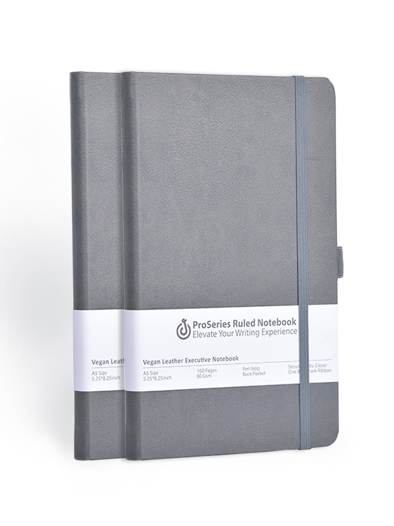 Pack of 2 - A5 Executive Notebook - Pro Series (Grey)