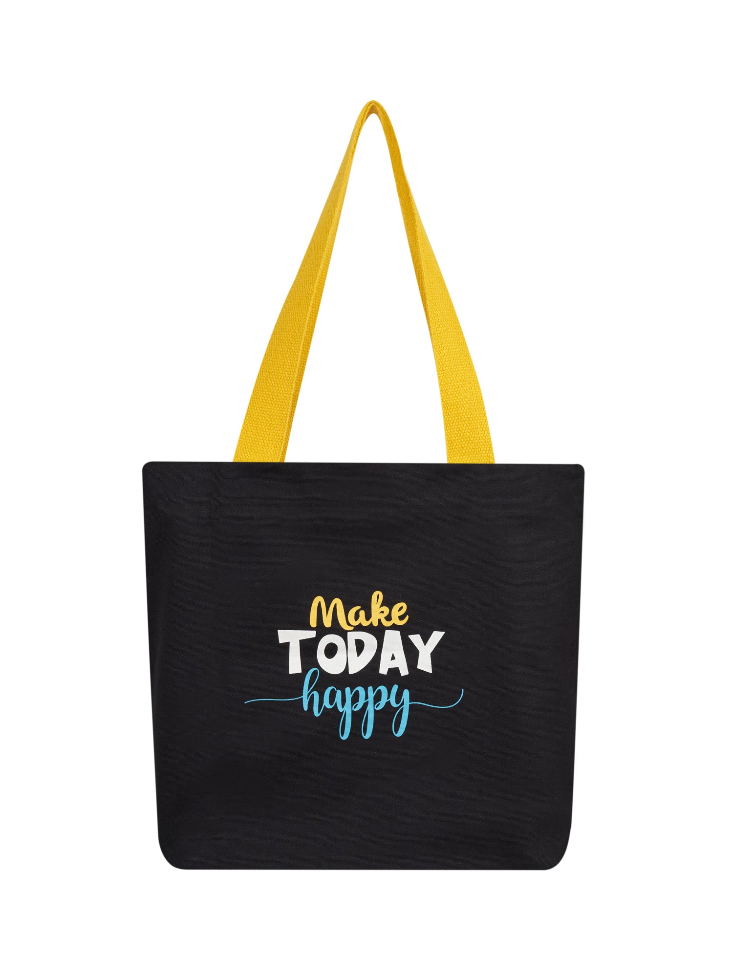 Doodle Premium Zipper Happiness Today Tote Bag