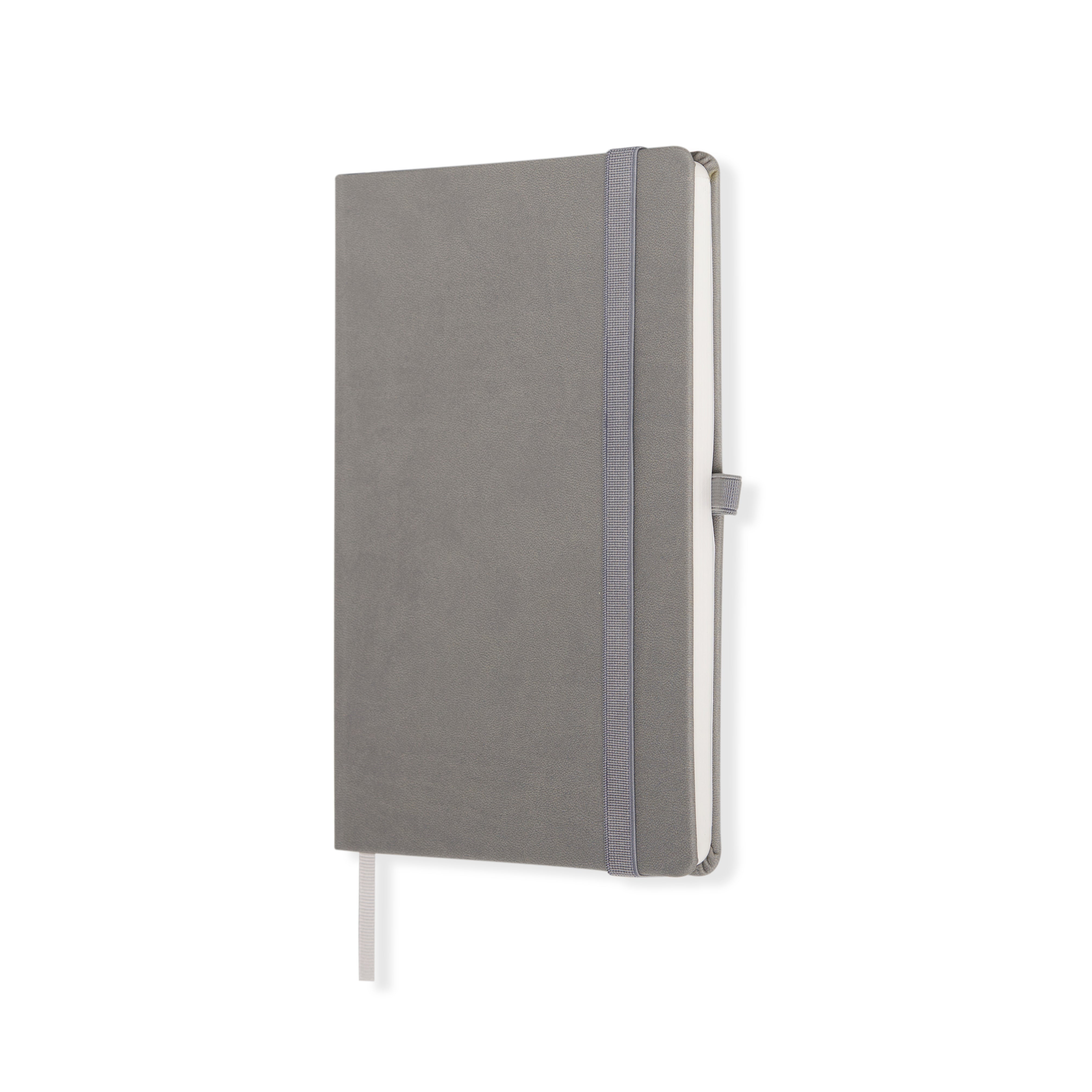Apex Executive A5 PU Leather Hardbound Diary - Grey