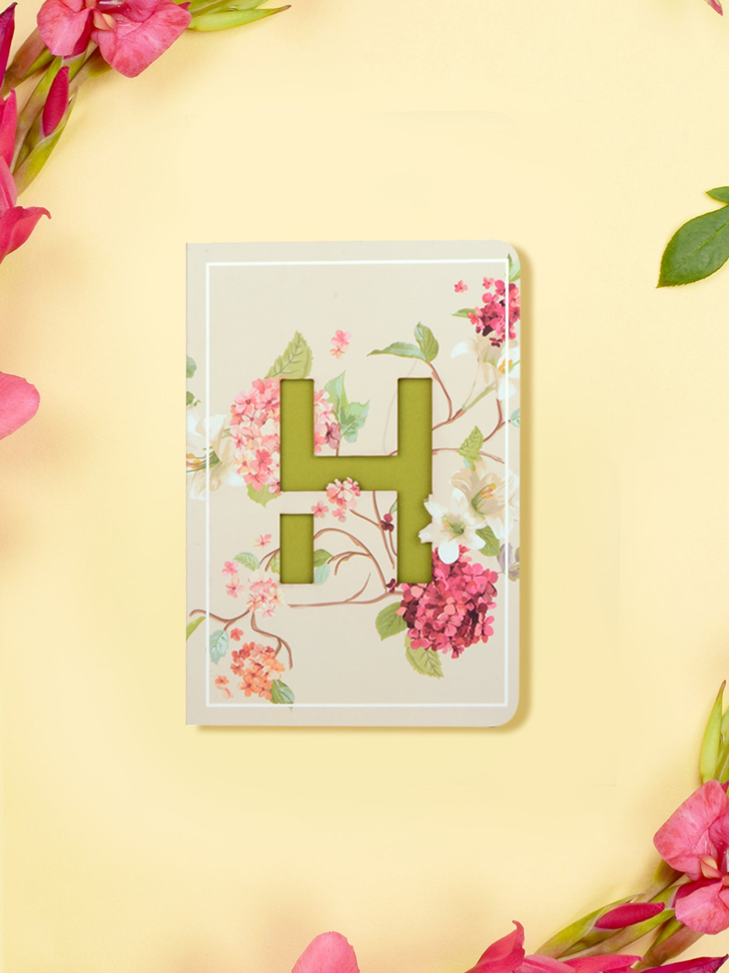Doodle Initial H Monogram Soft Bound B6 Diary - DoodleCollection Store