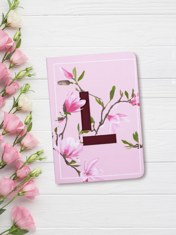 Doodle Initial L Soft Bound B6 Notebook - DoodleCollection Store