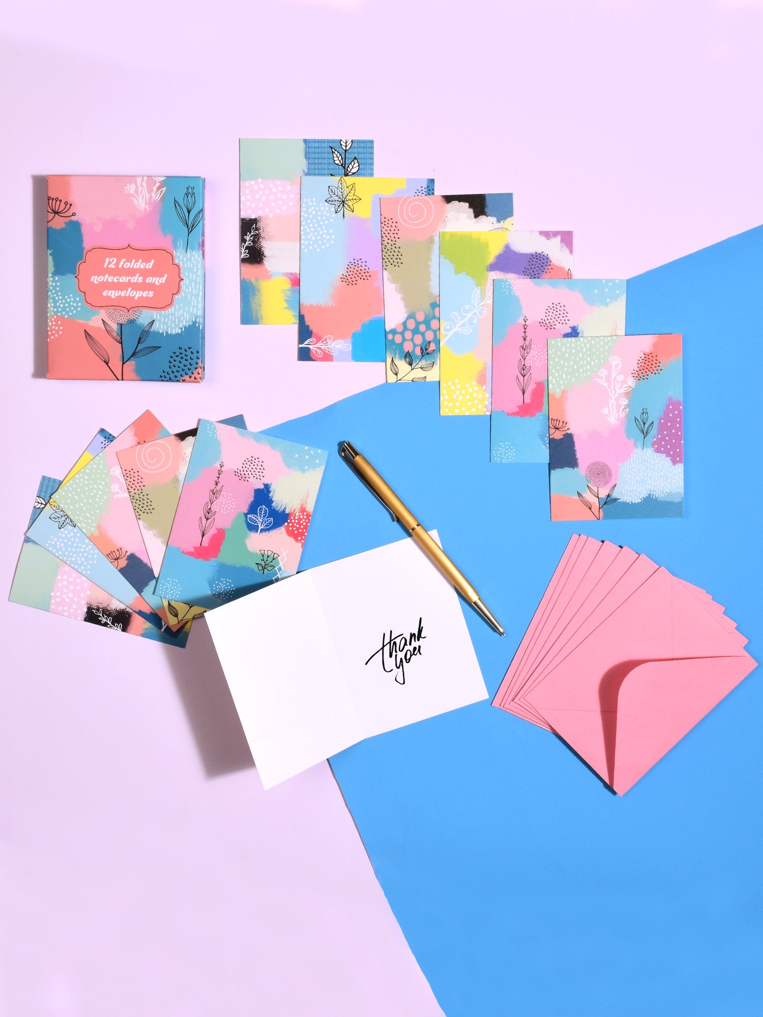Floral Fuse Notecards